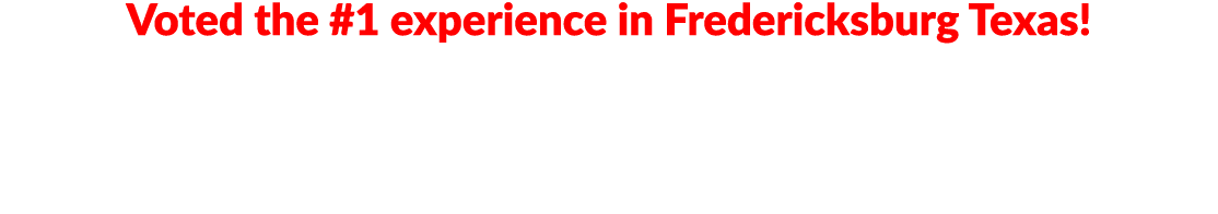 Voted the #1 experience in Fredericksburg Texas! Tours available ​every weekend: Friday @ 8:30PM • Saturday @ 8:30 & ...